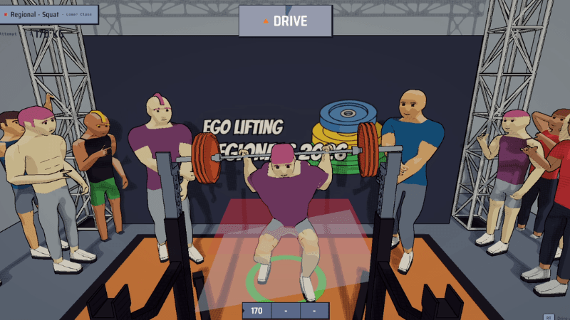 Ego Lifting Simulator July dev log -- Regional Competition, Workout Polish, Gym Rats
